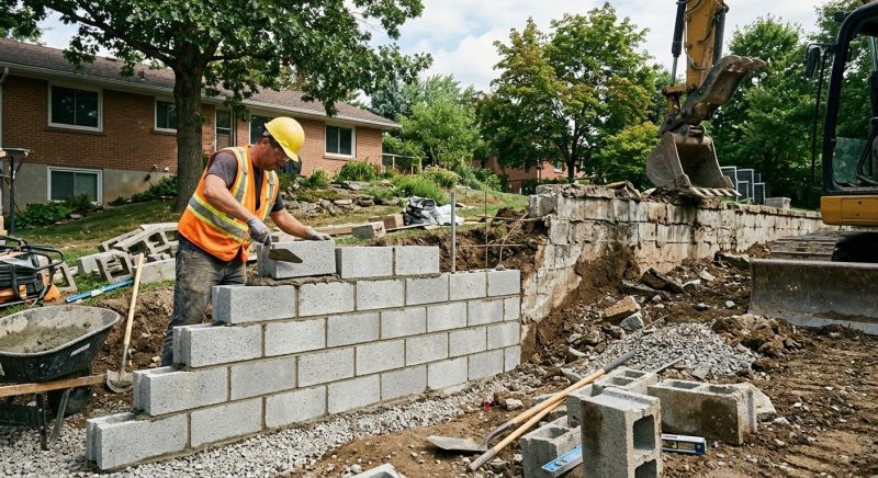 Block Wall Installation in Boston, MA