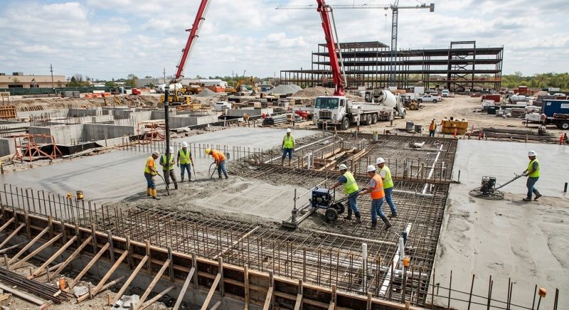 Commercial Slab Installation in Santa Rosa, CA